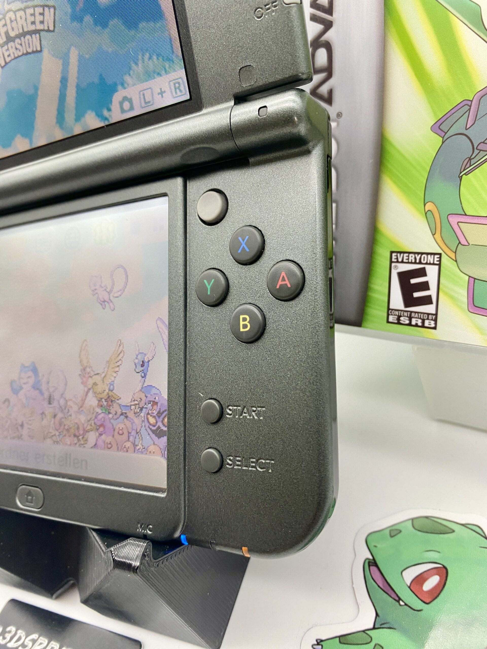 New Nintendo 3DS XL Metallic Grau Gemodded