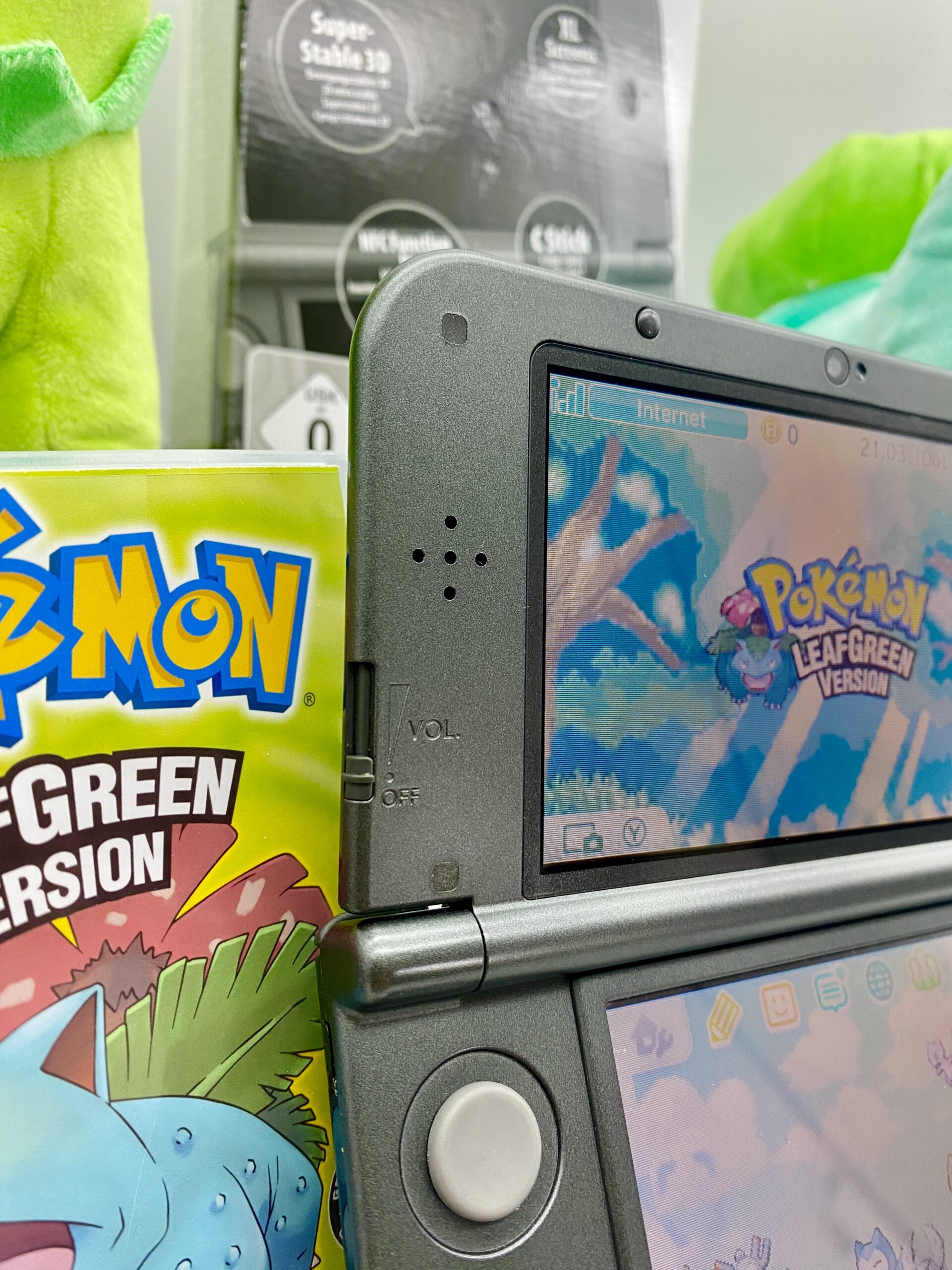 New Nintendo 3DS XL Metallic Grau Gemodded