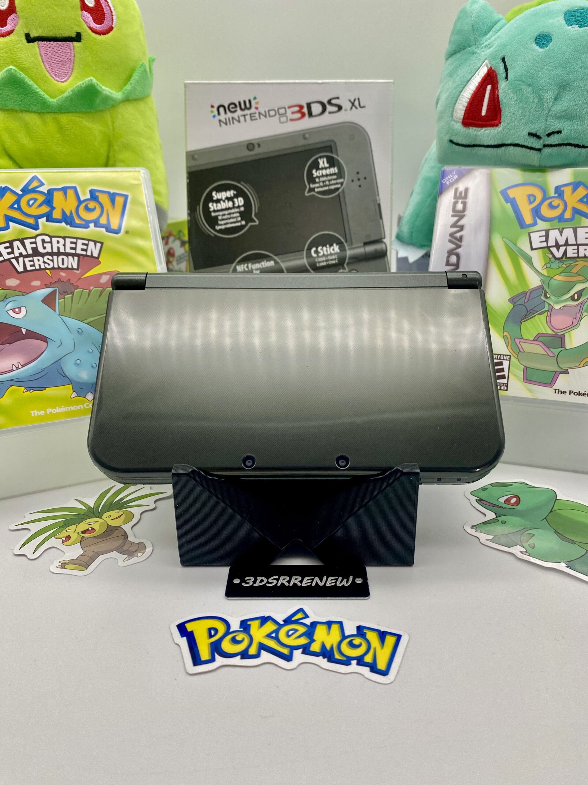 New Nintendo 3DS XL Metallic Grau Gemodded