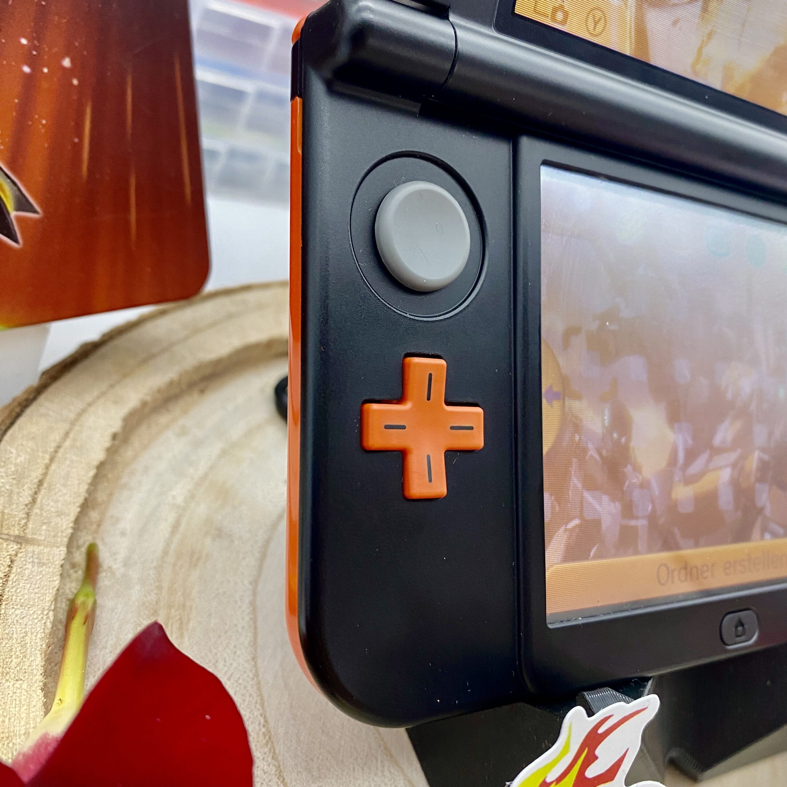 New Nintendo 3DS XL rot gemodded hack gehackt Tasten