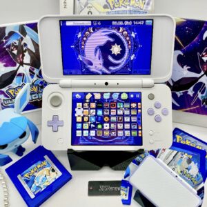 New Nintendo 2DS XL lavendel weiß kaufen modded gemodded