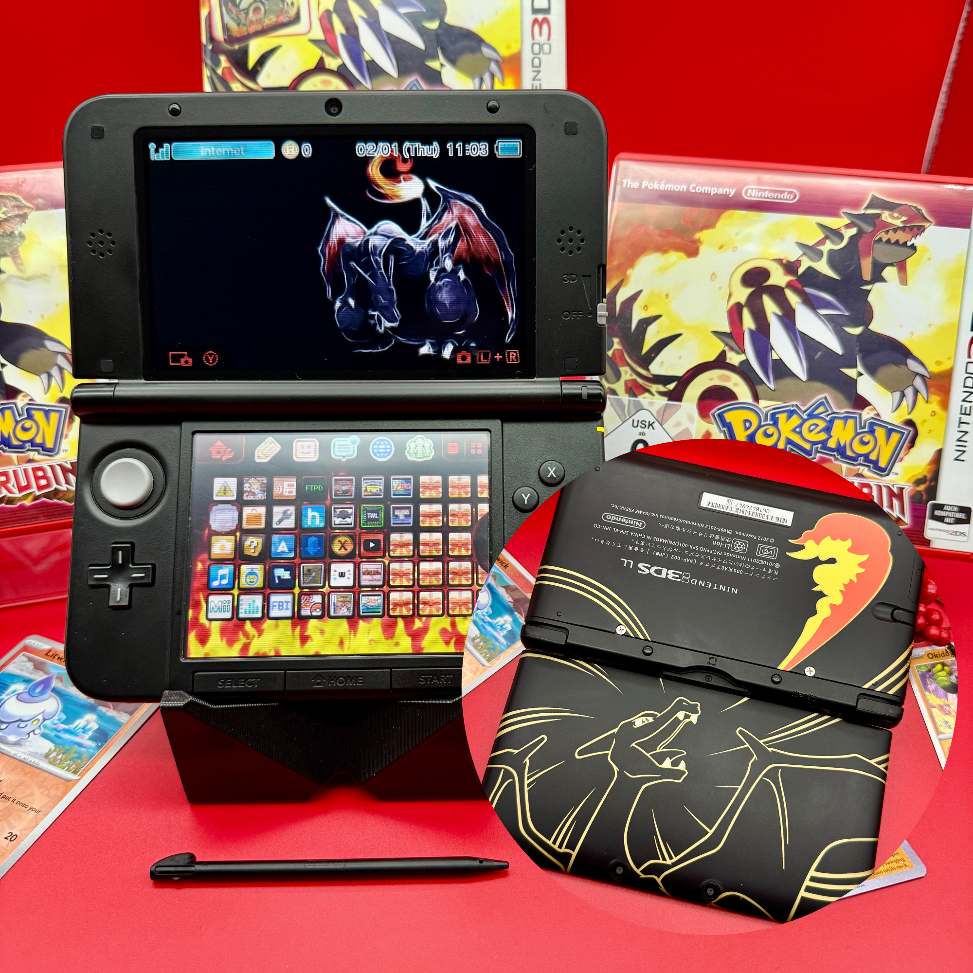 Konsole mit Drachenshell