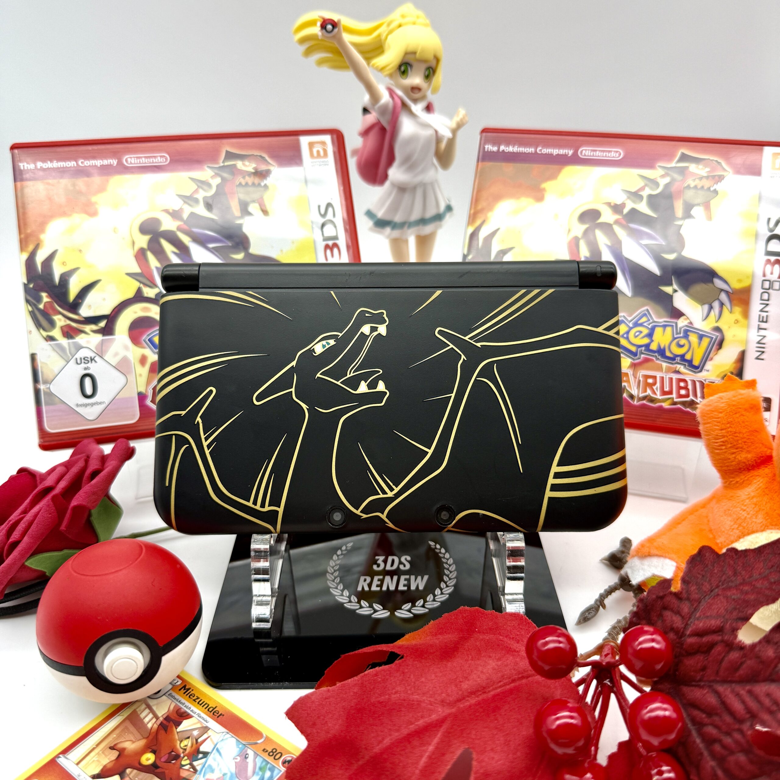 Nintendo 3DS XL in Pokemon Design gemodded – Bild 2