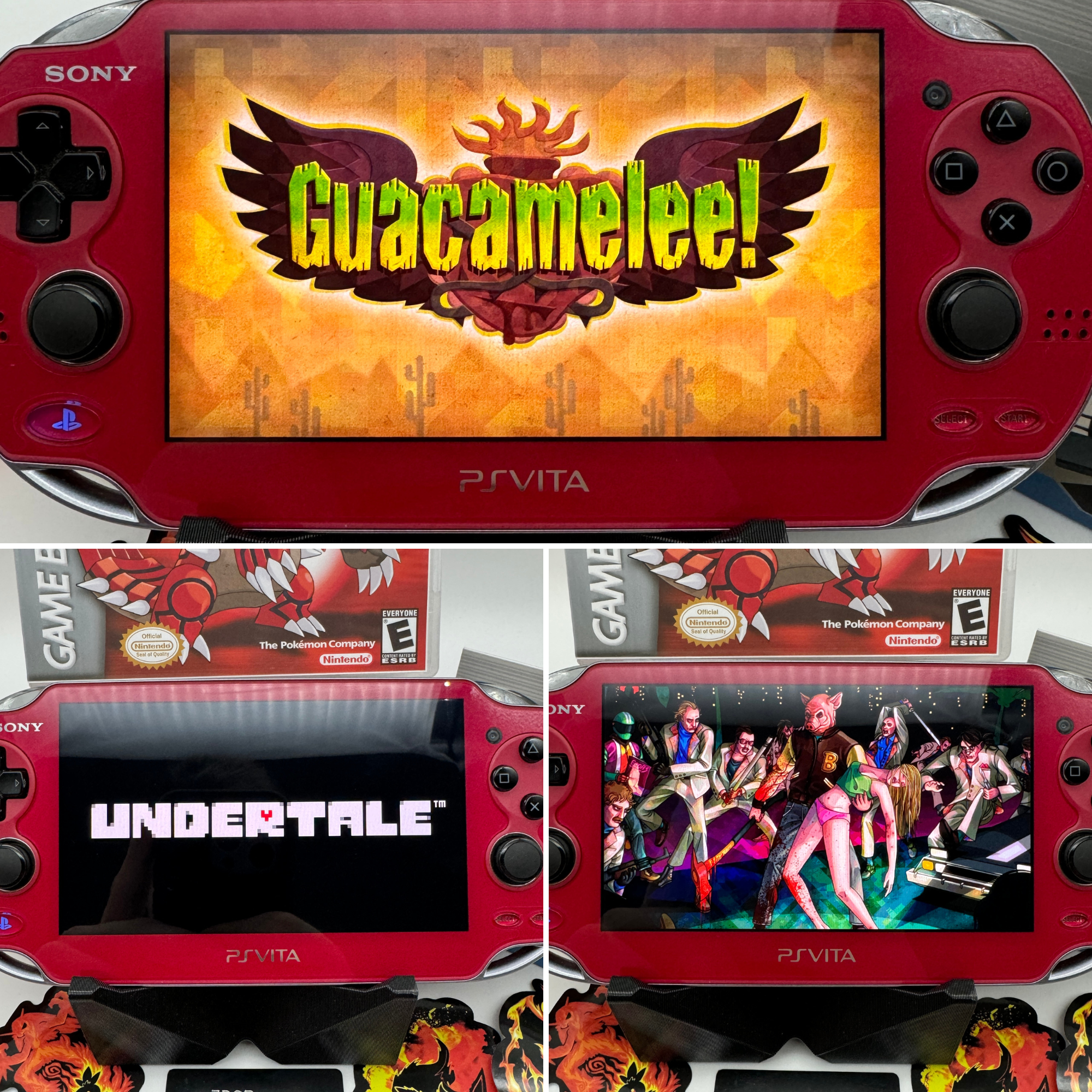 PS Vita Oled Matt Rot (gemodded) – Bild 10