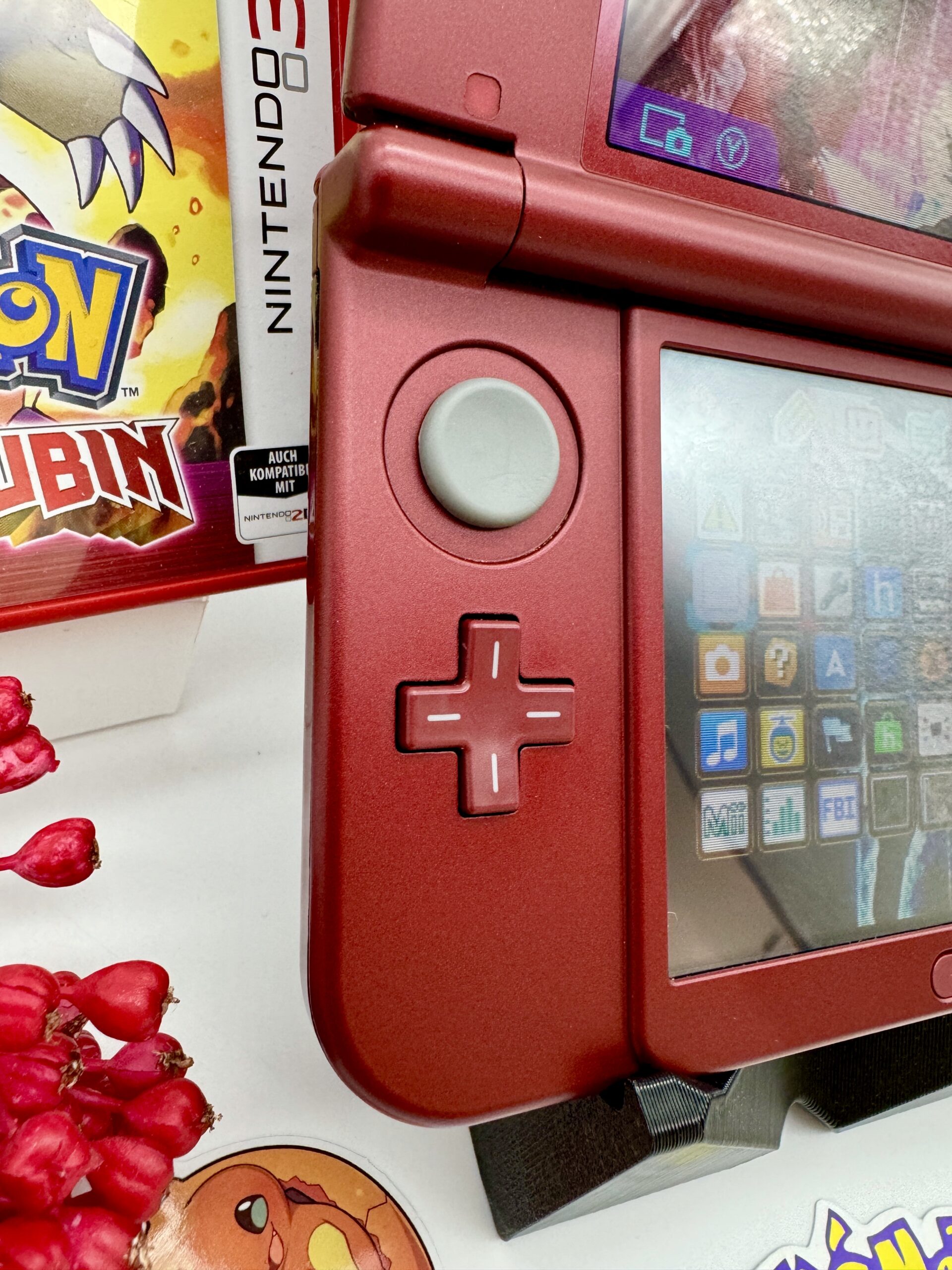 New Nintendo 3DS XL Rubin rot gemodded – Bild 6