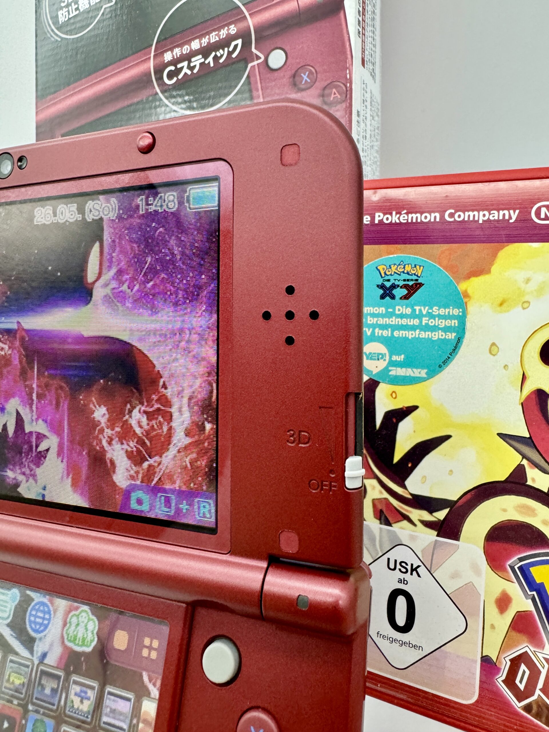 New Nintendo 3DS XL Rubin rot gemodded – Bild 5