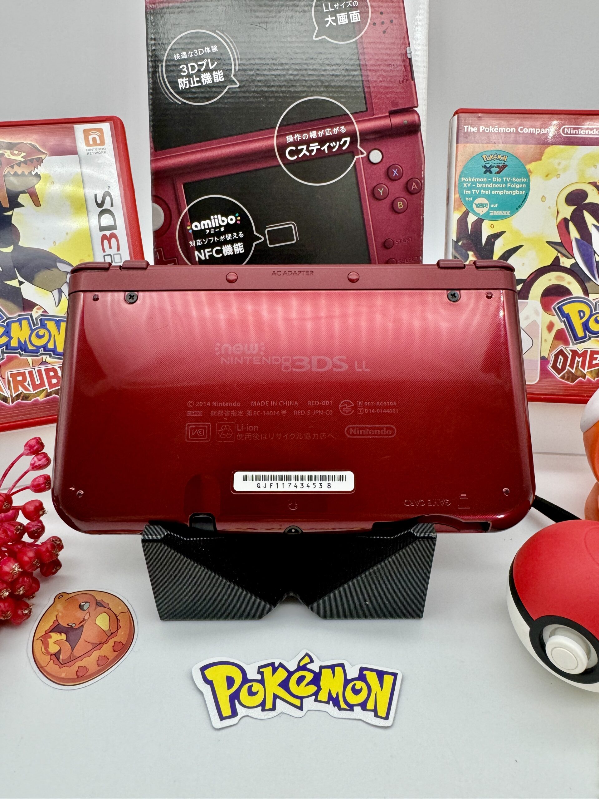 New Nintendo 3DS XL Rubin rot gemodded – Bild 3