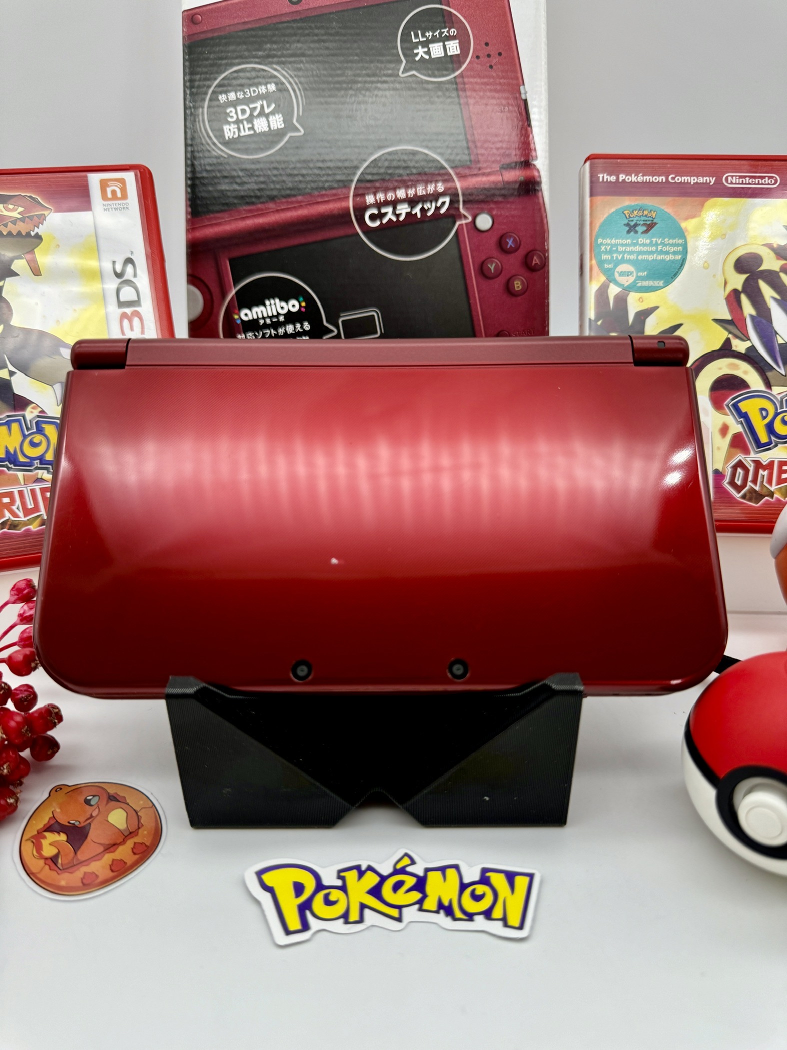 New Nintendo 3DS XL Rubin rot gemodded – Bild 2