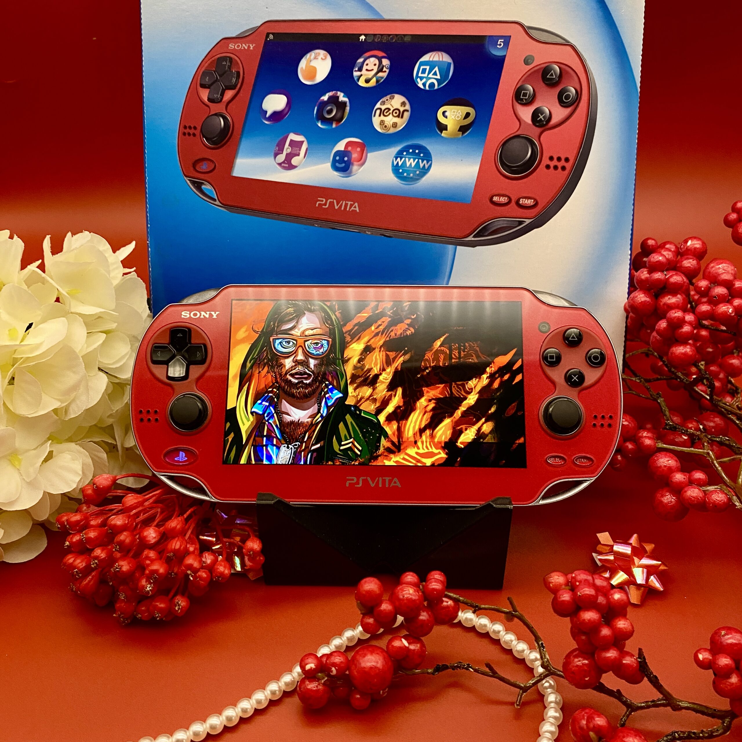 PS Vita Oled Matt Rot (gemodded)