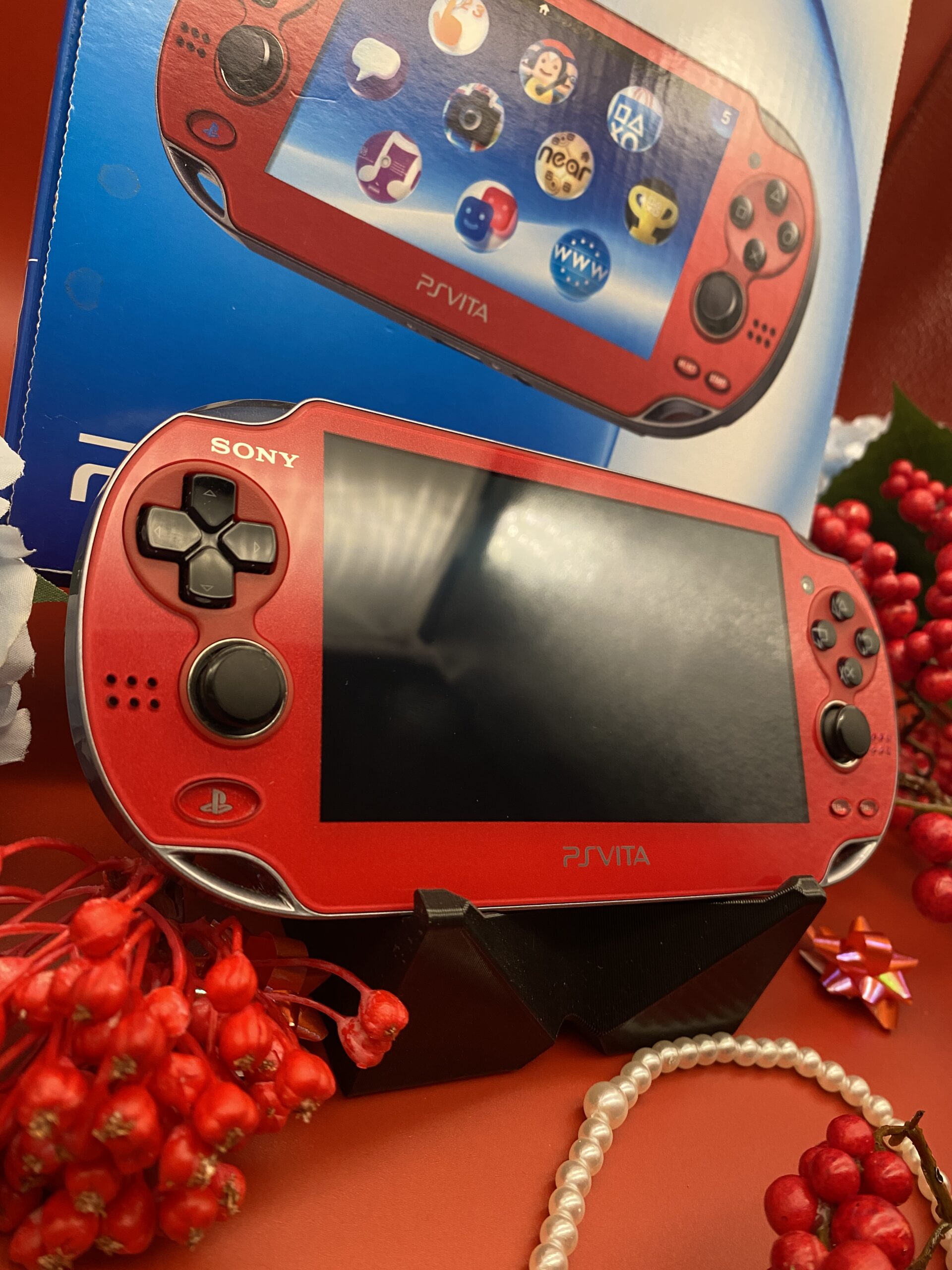 PS Vita Oled Matt Rot (gemodded) – Bild 2