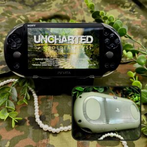 Play Station Vita 2000 in Khaki schwarz gemodded modifiziert