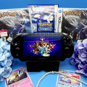 Play Station Vita 2000 in blau und schwarz gemodded modifiziert