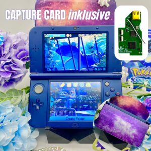 New Nintendo 3DS XL Galaxy Design mit Capture Card